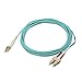 Cable Matters 10Gb OFNP Plenum Rated Multimode Duplex 50/125 OM3 Fiber Cable, LC to SC Fiber Optic Cable - 16.4ft / 5m