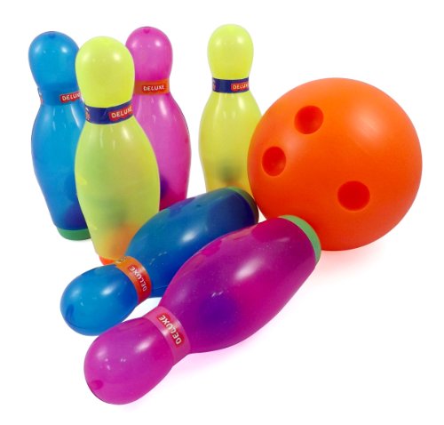 Liberty Imports Deluxe Super Bowling Set Toy for Kids