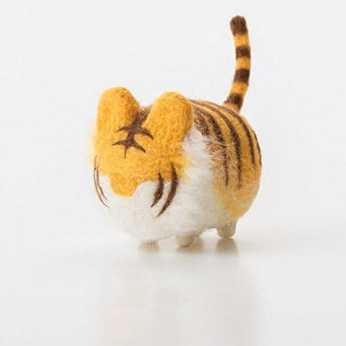Truslin - DIY Needle Felting Kit with Gift Box Faceless Animal - Tiger