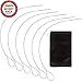 Barbecue Skewers - Extra Long Bendable Kabob Skewers Grill More Food, Travel Bag, Easy Cleaning, Stainless Steel Metal, BBQ Tool Set Accessories 23 Inches (6 Pack)
