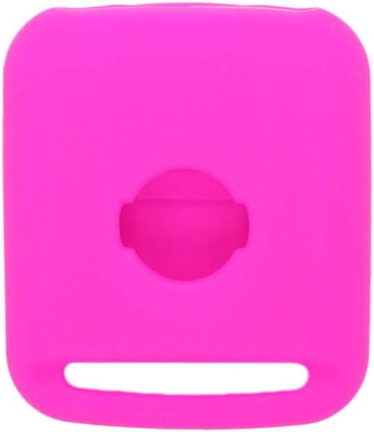 BROVACS Silicone Cover Protector Case Holder Skin Jacket Compatible with NISSAN 2 Button Remote Key Fob CV9502 Rose - Image 3