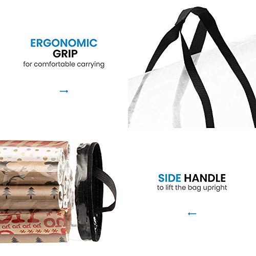 image for ZOBER Christmas Wrapping Paper Storage Bag - Fits 14 to 20 Standard Ro