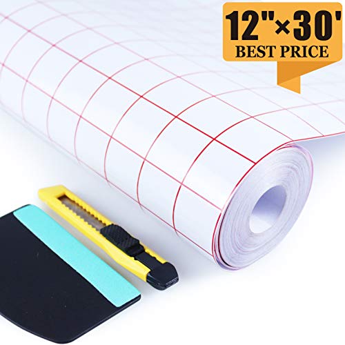 Clear Transfer Paper Tape Roll 12 Inch ×30 Feet - Thumbnail 7