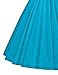 GownTown Womens 1950s Cape Collar Vintage Swing Stretchy Dresses, Seagreen, X-Large