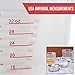 PREMIUM 3pc Measuring Cups Set - Large 4-Cup, 2-Cup and 1-Cup Capacity - BPA Free Plastic With Angled Grip And Spout - Specifically Crafted For Liquid Wet And Dry Ingredients