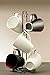 Home-it Brown Mug Tree holder for Six Cups