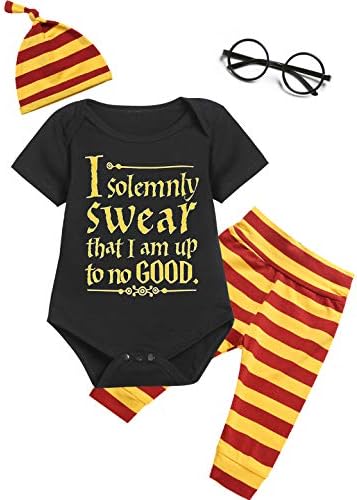 Outfit Set Baby Boy Wizard Magician Funny Romper
