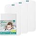 Changing Pad Liner Waterproof (3 Pack Large) - Cotton Terry Surface Washable Changing Pad Cover
