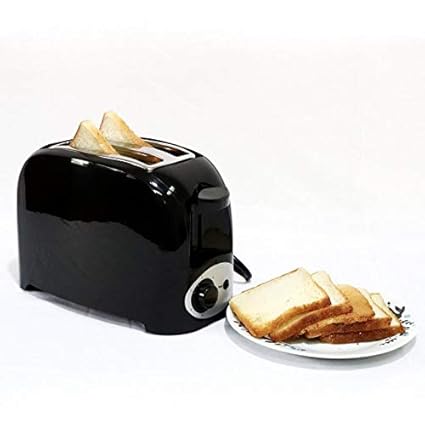 Sabichi 2 Slice Black Toaster