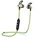 Symphonized NRG Bluetooth Wireless Wood in-Ear Noise-isolating Headphones, Earbuds, Earphones with Mic & Volume Control (Green)