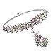 Holylove Crystal Statement Necklace Choker Chain Jewelry in Crystal Beads Gift Box-HLN0006 Crystal