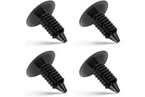 Spurick Set of 4 Bumper Plugs Front License Plate Holes Cover Clips, Plug Bumper Holes for Chevrolet Dodge Buick Ford Honda Toyota, etc