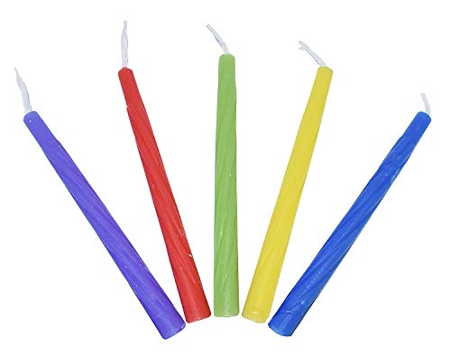 image for ohr Ner Mitzvah Ner Mitzvah Colorful Chanukah Candles Party Birthday C