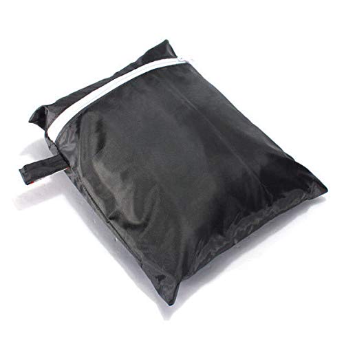QZY Lawn Tractor Cover Heavy Duty 210D Polyester Tractor Cover Durable Waterproof Universal Fit Drawstring Storage Bag Fits Decks Up to 54 Inches L67xW24xH46 - Thumbnail 5