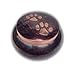 Best Friend Services Pet Urn - Memorial Cremation Pet Urns for Dog and Cat Ashes, Hand Carved Mia Series Urn for Pets up to 40lbs (Medium, Raku, Double Brass Paws)