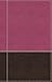 NIV, Reference Bible, Giant Print, Leathersoft, Pink/Brown, Red Letter Edition, Thumb Indexed, Comfort Print