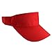 Enimay Sports Tennis Golf Sun Visor Hats Adjustable Velcro Plain Bright Colors Red