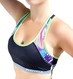 Women's Stretch Padded Sports Bra for Workout