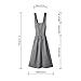BeneAlways Suspender Skirt Style Apron for Women - 80%, Beige, Size No Size
