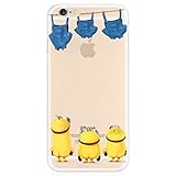 iPhone 7/ iPhone 7 Plus, New Cute Ultra Slim Case Cover,Despicable Me Minions, Zootopia, Cute 3D Cartoon TPU Silicone Protection Skin Case Cover for iPhone (iPhone 7 plus, Minions 3)