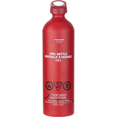 Primus Fuel Bottle with Childproof Cap, Red, 1.0 L