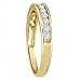 AGS Certified 1/2 Carat TW Channel Set Diamond Band in 10K Yellow Gold