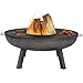 Sunnydaze 40-Inch Cast Iron Fire Pit with Cooking Ledge