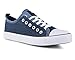 Twisted Women's Kix Dul Double Eyelet Fashion Sneaker - KIXDUL01 Denim, Size 9