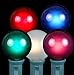 Novelty Lights 25 Pack G40 Multicolor Outdoor Globe Bulbs, Light Bulbs Glass Incandescent Bulbs with 3000 Hour Lifespan, Globe String Lights Replacement Bulbs