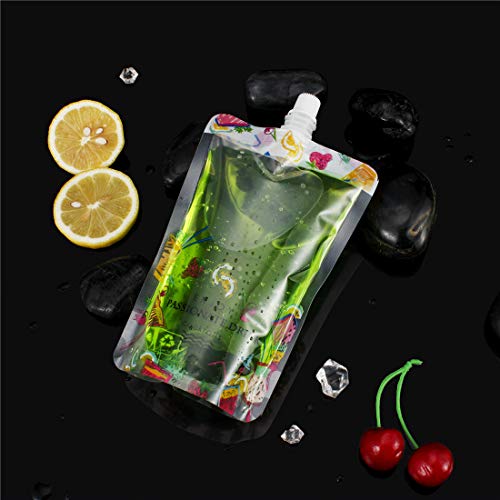 GENNISSY 20PCS Travel Plastic Flask Cruise Kit - Premium Sneak Alcohol Runner Concealable Flasks to Smuggle Liquor Rum Cocktails Spirits Wine Booze Gift (20 x12OZ) - Thumbnail 4