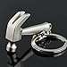 gootrades Men's Ornament Claw Hammer Car Keyring Creative Metal Keychain Pendant