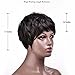 ATOZWIG Female Wig Short Straight Black Wigs for Black Women Short Black Wig Heat Resistant New Arrival