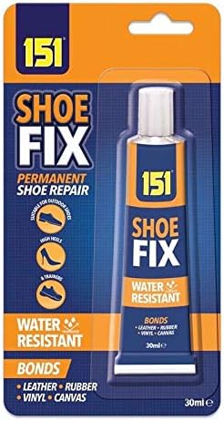 30ml Shoe Fix Repair Glue Adhesive Waterproof Bond Leather Canvas Rubber Vinyl, Clear