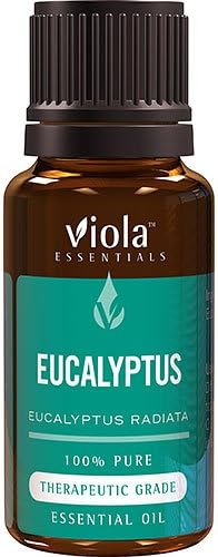 Eucalyptus Essential Oil 15ml - 100% Pure Therapeutic Oil by Viola Essentials - Promotes Respiratory Health and Encourages Relaxation | Eucalyptus Essential Oil is Ideal For Colds and Coughs.