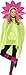 Smiffys Flower Party Poncho, Green with Drawstring Bag, Party Poncho Fancy Dress, Adult Dress Up Costumes