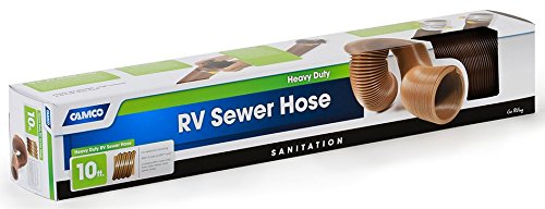 Camco 39621 10 Ft. Heavy Duty Sani-Drain Sewer Hose