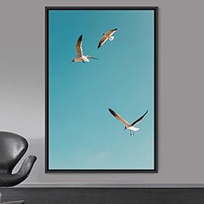 signwin Framed Canvas Wall Art Flock of Birds...