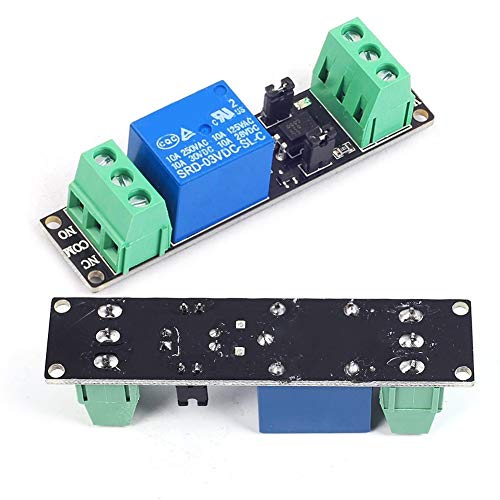 Youngneer 3v Relay Board Raspberry Pi Arduino Relay Module 1 Channel Opto-Isolate High Level Trigger for IOT ESP8266 Microcontrollers