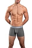 Obviously Mens Tag Free Contrast Trim Boxer Briefs