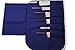 Yoshihiro Cotton Knife Pouch/bag Japanese Sushi Chef Knife Accessories (6 Slots) (Navy)