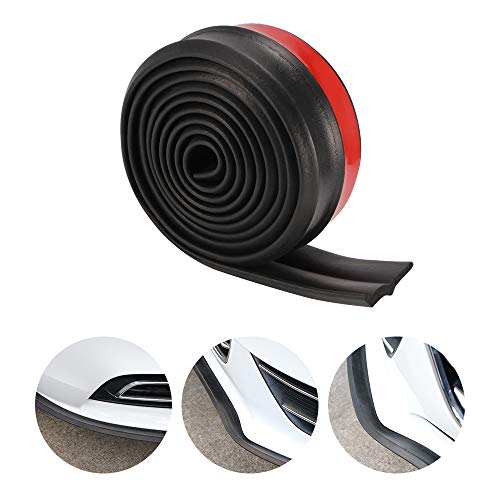 Lip-Universal-25M-Lip-Coche-Parachoques-delantero-Lip-Splitter-Spoiler-Goma