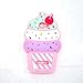 Cute 3D Cherry Ice Cream Silicone Soft Case Bumper Back Cover For ALCATEL One Touch Fierce 2/7040T
