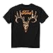 Buck Wear Men's Ford Camo Skull T-Shirt, Black, XX-Large