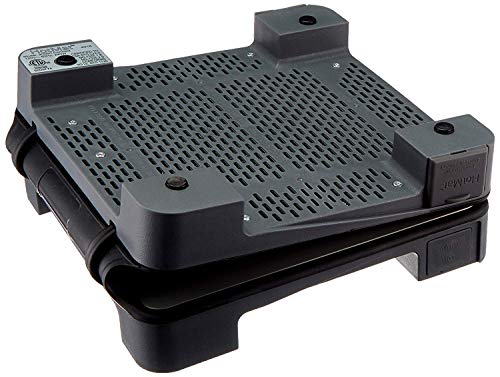 Modular Electric Warming Trays | Folding Trays, Temperature Adjustable, Heated Plates for Easy Serving in Events, Home Parties, Restaurants | Connect Up to 5 Units (2 PACK - 4 Heating Surfaces) (Grey)