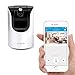 Zmodo 1.0 Megapixel 1280 x 720 Pan & Tilt Smart Wireless IP Network Security Camera Easy Remote Access Two-way Audio