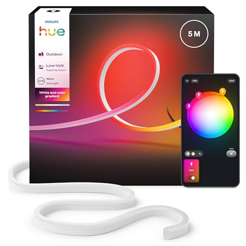 Philips Hue Neon Outdoor LED Streifen, Aussenbeleuchtung, 5m