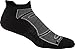 Darn Tough Men's Merino Wool No-Show Ultra-Light Cushion Athletic Socks, Black/Gray, Medium