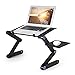 Portable Laptop Desk-Adjustable Laptop Stand Ergonomic Bed Tray Two Cooling Fans and Mouse Pad Suitable for 7