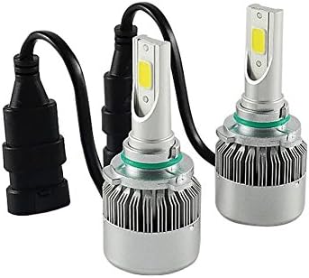 TXVSO8 110W Replacement Car LED Headlight Conversion Kits 9006 HB4 8000LM 6000K White Lamps, 55W/Bulb, COB Chips, 2 Yr Warranty