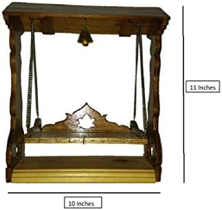 Sisam woodart Swing for Lord Krishna/Ladoo Gopal
